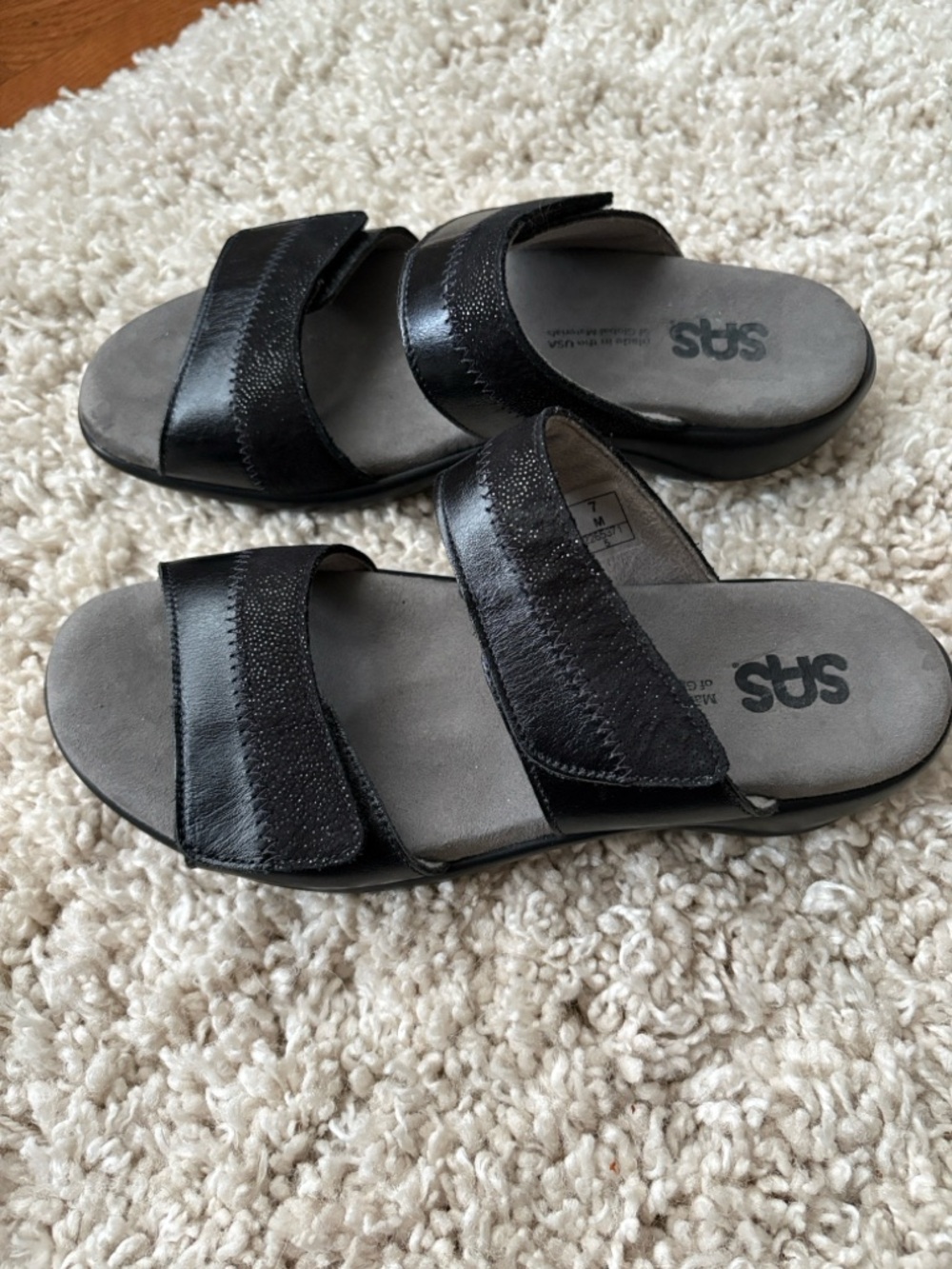 SAS Nudu slide sandals size 7